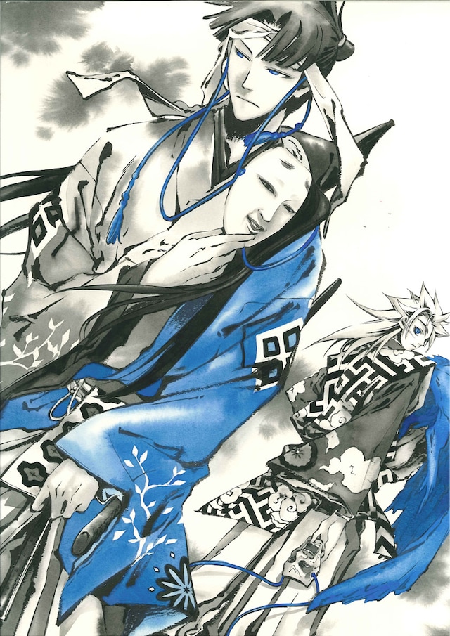 黒乃奈々絵「PEACE MAKER 鐵」6巻通常版の表紙イラスト。