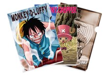 F賞「クリアファイルセット」セットその1。(C)尾田栄一郎／集英社・フジテレビ・東映アニメーション