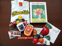 展示されるグッズ例。