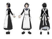 「嵐山歩鳥」メイド姿の設定画。(C)石黒正数・少年画報社／それ町製作委員会