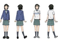 「嵐山歩鳥」制服姿の設定画。(C)石黒正数・少年画報社／それ町製作委員会