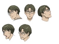 尾谷高校の数学教師「森秋夏彦」の表情集。(C)石黒正数・少年画報社／それ町製作委員会