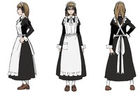 「辰野俊子（タッツン）」の設定画メイド姿。(C)石黒正数・少年画報社／それ町製作委員会