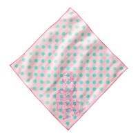 「ごっちゃんプリントのコットンガーゼハンカチセット」のうち1枚。家格は2枚セットで650円。(C)東村アキコ／集英社