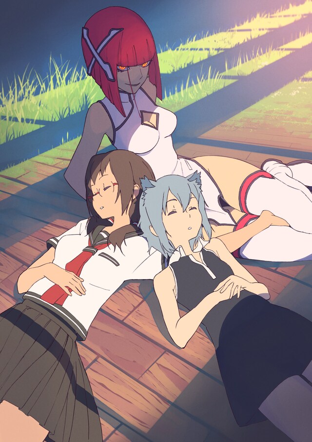 写真はアニメ「夜桜四重奏～ホシノウミ～」第2話キービジュアル。(C) ヤスダスズヒト / 講談社