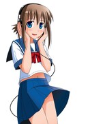 紺野あずれ「こえでおしごと!」イメージカット。