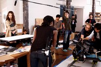 NYでの撮影風景。（C)2011「パラダイス・キス」製作委員会