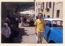 フランス・ナンテュアを訪れた谷口ジローのオフショット（提供：小学館）。