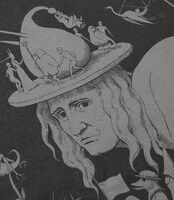 カットソーのチャコール。（C）三浦建太郎 / 白泉社