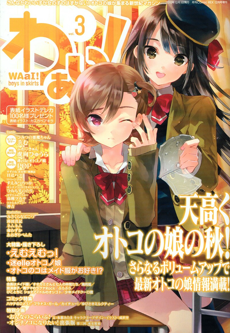 わぁい！Vol.3。表紙はカスカベアキラが担当。