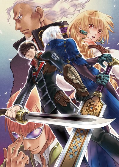 カプコン原作による沙月ゆう「ラストランカー 蒼銀の鎖」カット。