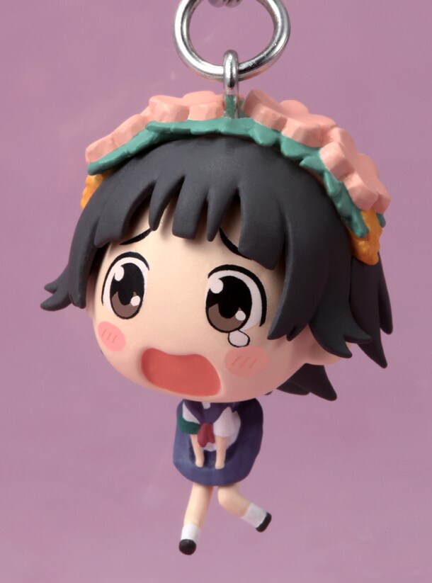 月刊コミック電撃大王12月号の付録「『とある科学の超電磁砲』根付ストラップ　初春飾利」。