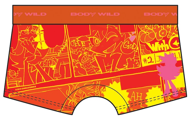 GAINAX+imagejackによる男性用パンツのバック。