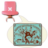 D賞「帽子ポーチ＆ミニブランケット」(C)尾田栄一郎／集英社・フジテレビ・東映アニメーション