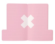 H賞「チャーム付きペン＆ステーショナリーセット」のダイカットノート中身。(C)尾田栄一郎／集英社・フジテレビ・東映アニメーション