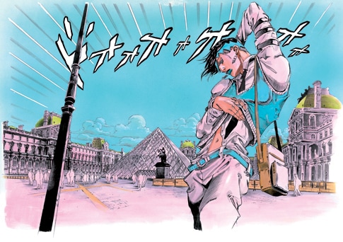 荒木飛呂彦「岸辺露伴 ルーヴルへ行く」　(C)Musée du Louvre Éditions / Futuropolis /LUCKY LAND COMMUNICATIONS 2009 by HIROHIKO ARAKI