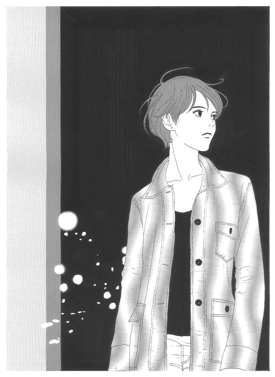 やまじえびねの読み切り「ナイトワーカー」カット。