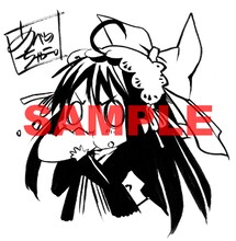 阿倍野ちゃこのサイン色紙。(C)阿倍野ちゃこ／角川書店