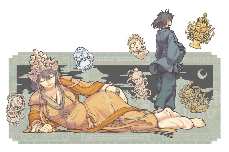 「ブッシメン！」扉ページ。