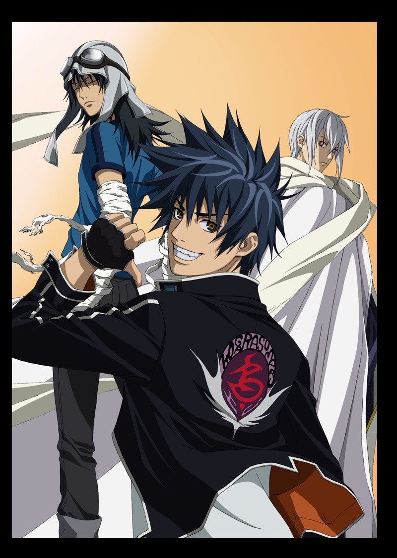 「エア・ギア 黒の羽と眠りの森-Break on the sky-Trick2」キービジュアル。作画：堀内修、色指定・仕上：篠原愛子（スタジオ・イースター）、合成：植田真樹（Ｃ）大暮維人／講談社