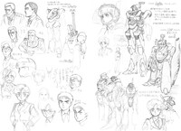 「鉄腕バーディー EVOLUTION」6巻初版限定版に付く画集より。