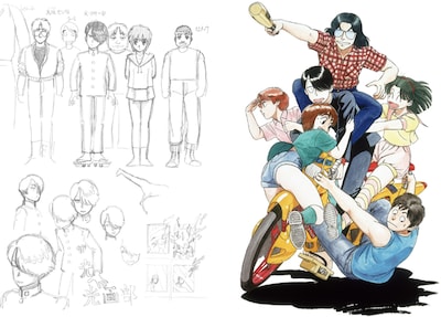 「鉄腕バーディー EVOLUTION」6巻初版限定版に付く画集より。