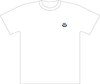 「イムリ×テルマエ・ロマエ」Tシャツ表。♨マークは2種類あり、こちらは紺色バージョン。