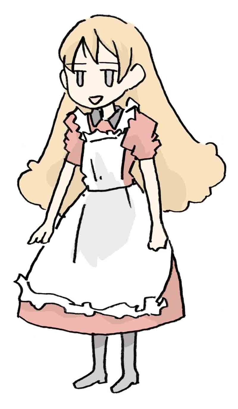 「お義母さまはネコ！」より若奥さまの直子さん。 (C) 小島アジコ/宙出版