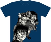 新井英樹「SCATTER―あなたがここにいてほしい―」Tシャツ表。