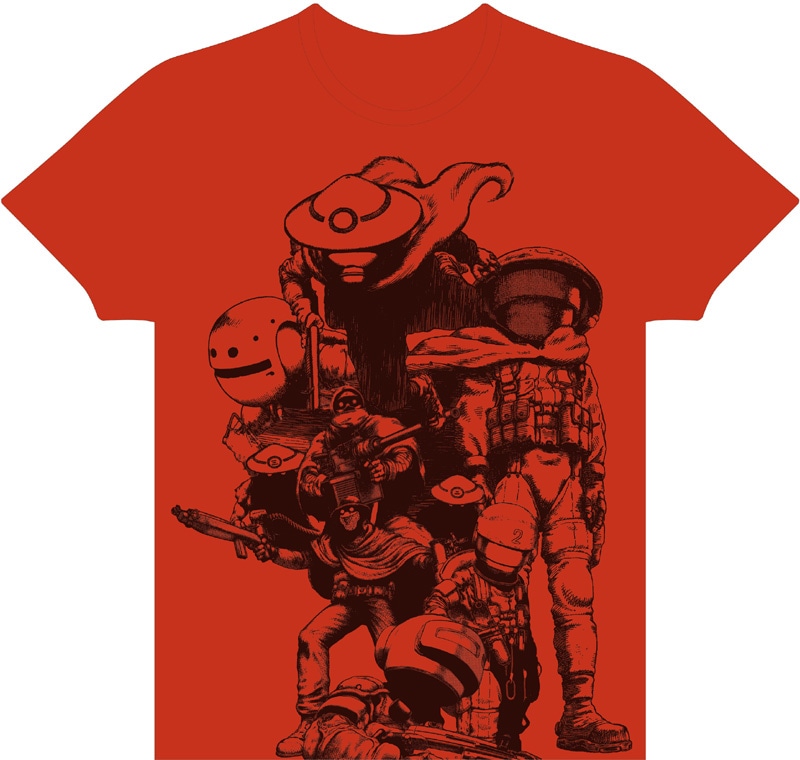 うすね正俊「砂ぼうず」Tシャツ表。