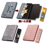 G賞のハンディノート＆しおりは3種類。（c）荒川弘／鋼の錬金術師製作委員会・MBS