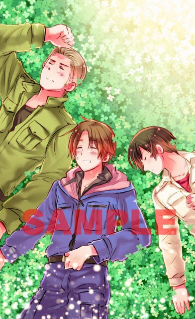 日丸屋秀和描き下ろしのスリーブイラスト（デザイン前のもの）。