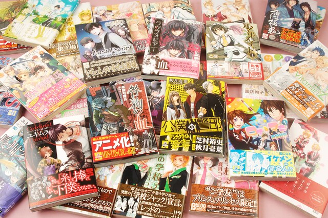 「ビーズログコミックス全巻セット」。総額11万円分という太っ腹なプレゼントだ。