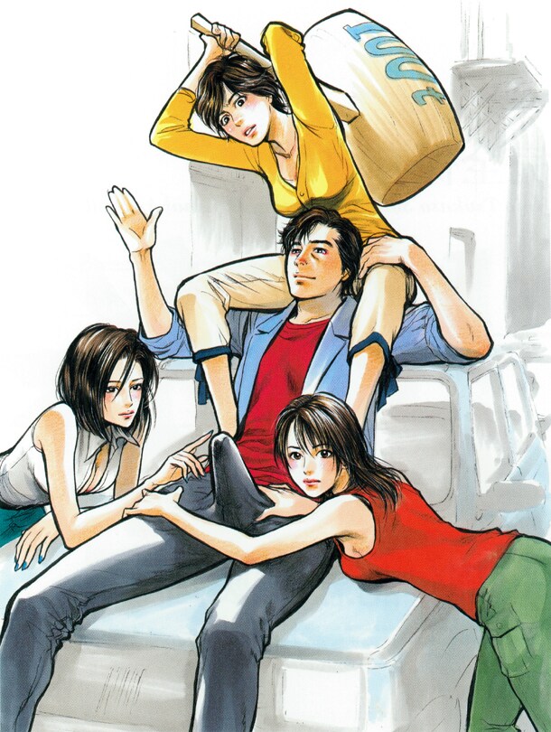 久保ミツロウがトリビュートイラストで描いたのは「シティーハンター」。なお久保が「もっこり」を描くのは、今回が初とのこと。