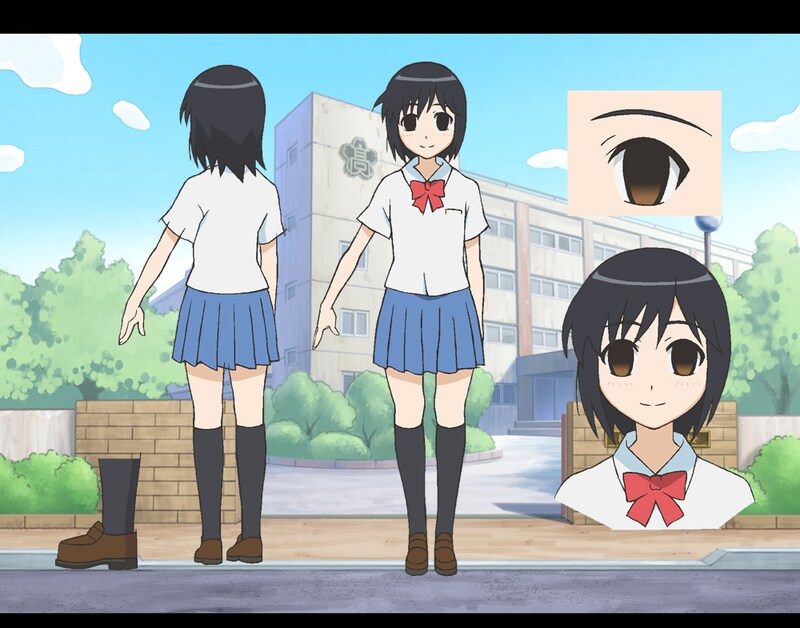 森田真由のキャラクター設定画