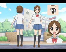 村越美樹のキャラクター設定画 （C）2011 佐野妙／竹書房