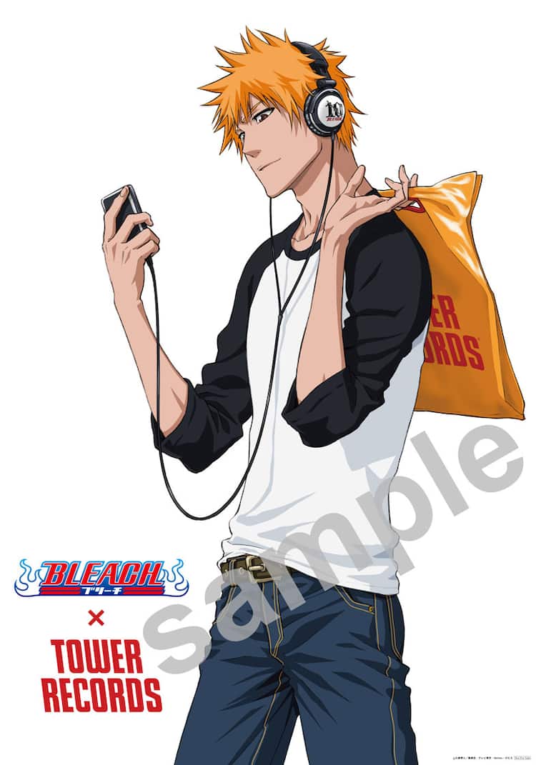 一護がタワレコでお買い物！BLEACH×TOWERポスター - コミックナタリー