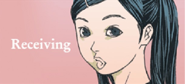 「サイコ携帯キセカエ」メール受信画面。(c)OTSUKA Eiji Jimusyo,Sho-u TAJIMA 2010/KADOKAWA SHOTEN