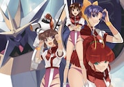 かぼちゃコミカライズによる、GAINAX原作の新連載「トップをねらえ!」第1話扉ページに使用されたイラスト。(C)BANDAIVISUAL・FlyingDog・GAINAX