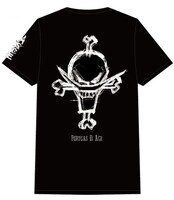 「ONE PIECE Design Tシャツ ＃2　Ace」のバックデザイン。