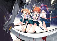 タイダ菊彦原作・華尾ス太郎作画「BLOODY MAIDEN～十三鬼の島～」カット。