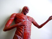 「進撃の巨人」の超大型巨人フィギュア（写真は別冊少年マガジン誌上に掲載されているものから改良を重ねられた最終仕様バージョンです）。