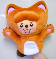 「どうぶつの国」モノコパペット人形は全長約27cm。愛らしい2等身設計だ（写真は、別冊少年マガジン誌上に掲載されているものから改良を重ねられた最終仕様バージョンです）。