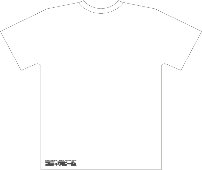 コミックビーム特製コラージュTシャツ、裏