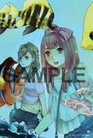 COMIC ZINで購入者に配布するポストカード。