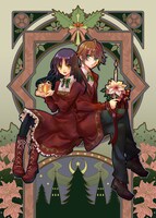 野口芽衣「フィンランディア -サンタ養成学校-」扉イラスト。 (c)Mei Noguchi/MAG Garden