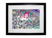 ヒロモト森一サイン入り「バットマン」複製原画、価格は3万6750円。