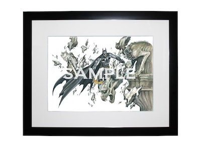 桂正和サイン入り「バットマン」複製原画、価格は4万7250円。