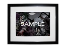 岡崎能士サイン入り「バットマン」複製原画、価格は3万6750円。