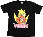 「トランスホームTシャツ」の「ビッチ司令官」モデル黒。